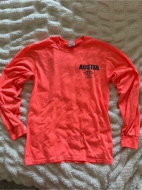 Neon Coral Short Sleeve Tee